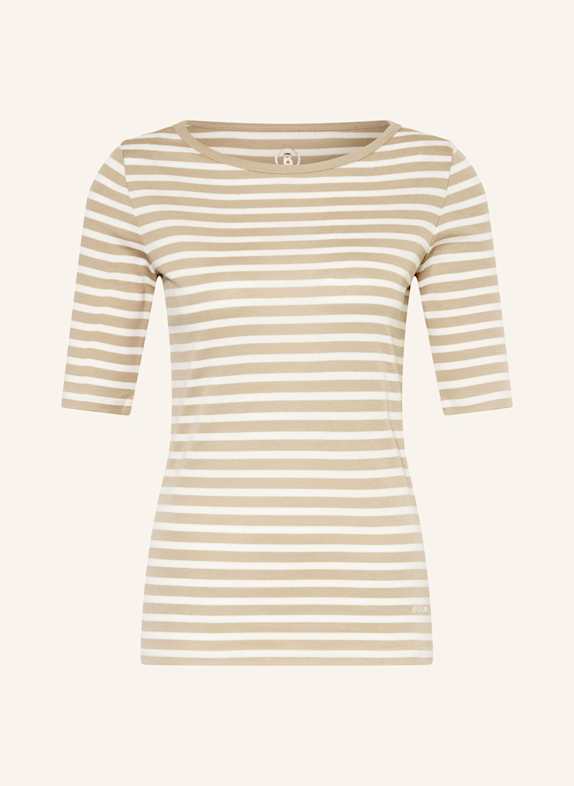 BOGNER T-shirt LOUNA BEIGE/ ECRU