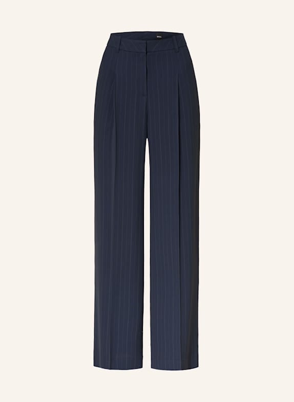 BOSS Marlenehose TIANA4 DUNKELBLAU