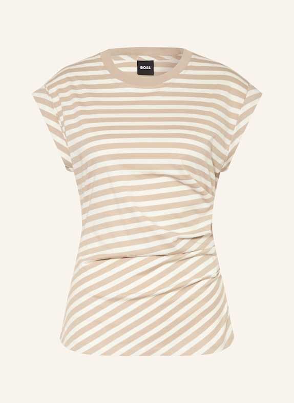 BOSS Top EPKA BEIGE/ WEISS