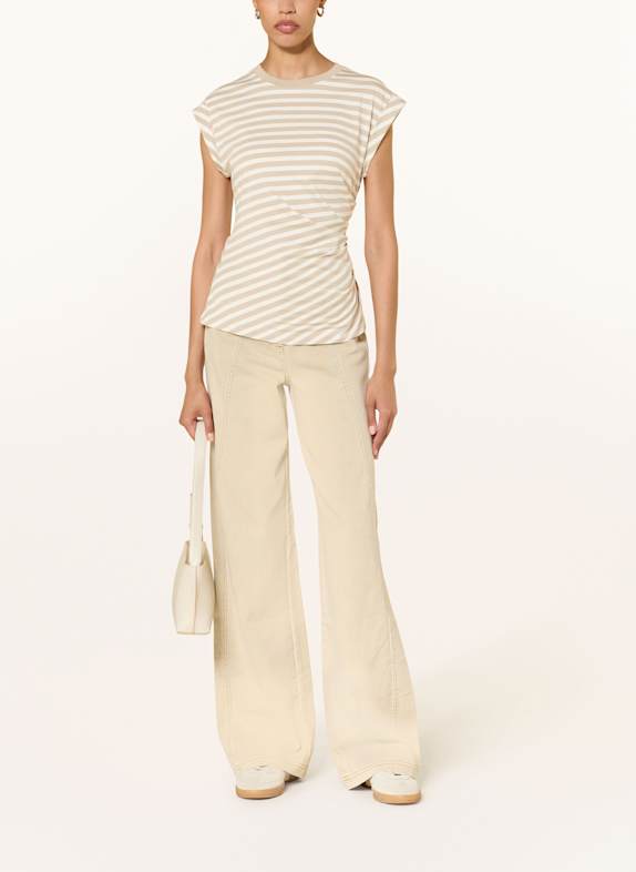 BOSS Top EPKA BEIGE / WIT