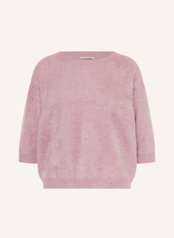 lilienfels Strickshirt aus Cashmere ROSÉ