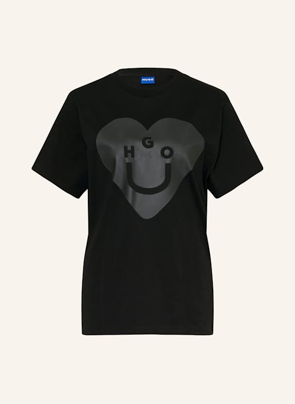 HUGO BLUE T-Shirt VINTAGE SCHWARZ