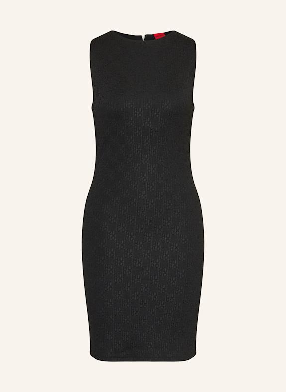 HUGO Jerseykleid NAIRONI SCHWARZ