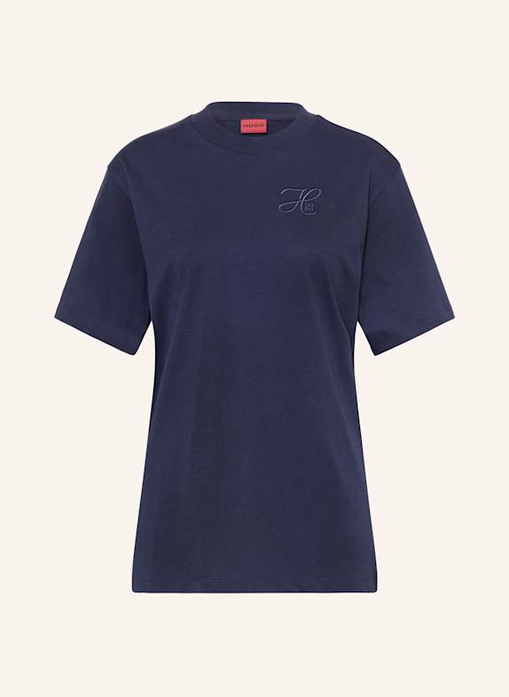 HUGO T-Shirt VINTAGE DUNKELBLAU