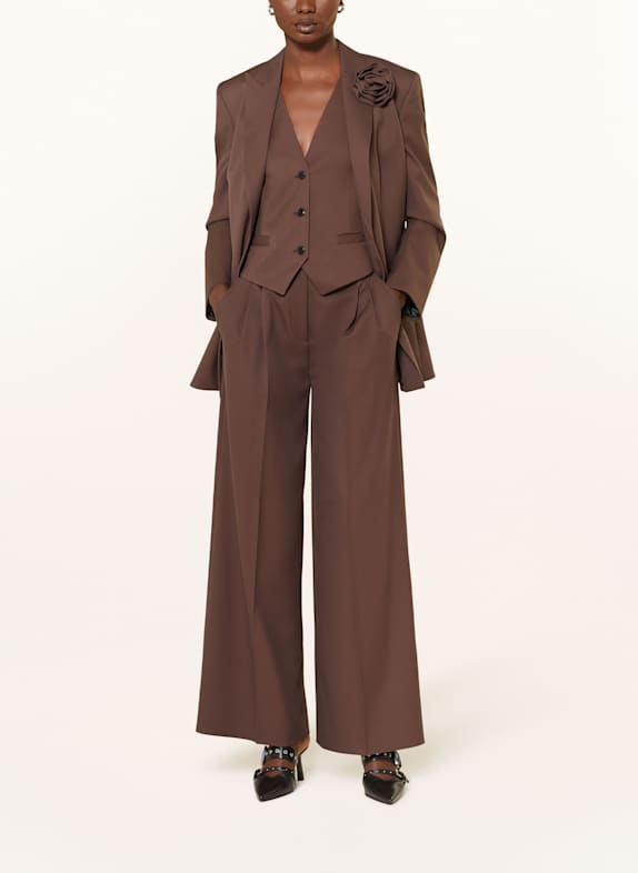 HUGO Marlene broek HORESA MARRON FONCÉ