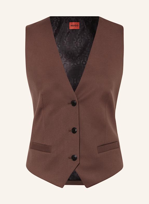 HUGO Blazerweste AUMARA DUNKELBRAUN