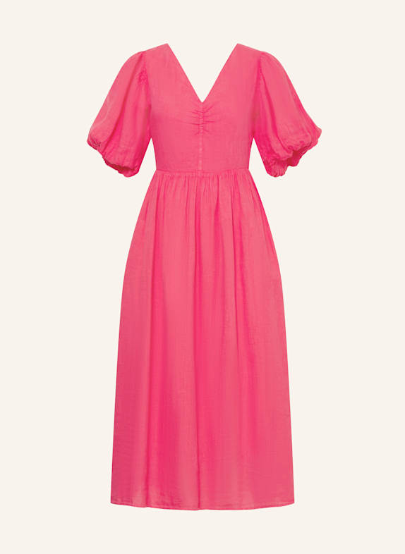 MRS & HUGS Linen dress PINK