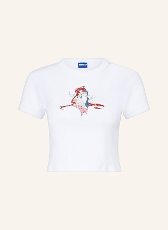 HUGO BLUE Cropped-Shirt DALIA WEISS/ ROT/ BLAU