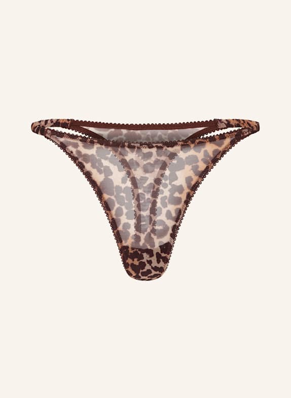 LOVE Stories Thong ROSIE DARK BROWN/ LIGHT BROWN