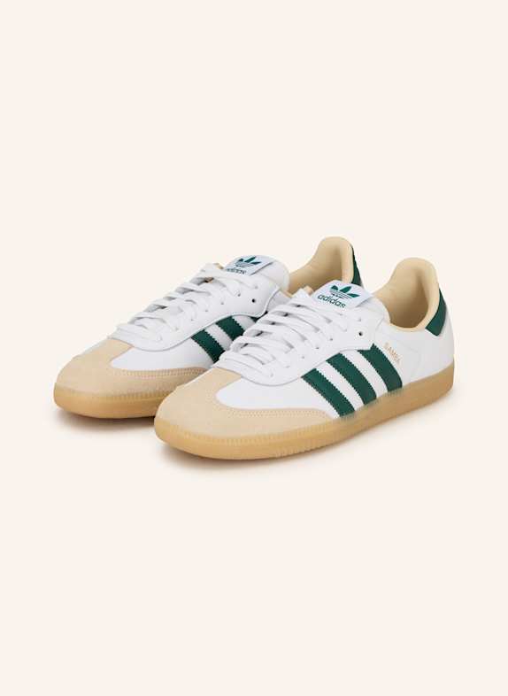 adidas Originals Sneakersy SAMBA OG BIAŁY/ PETROL