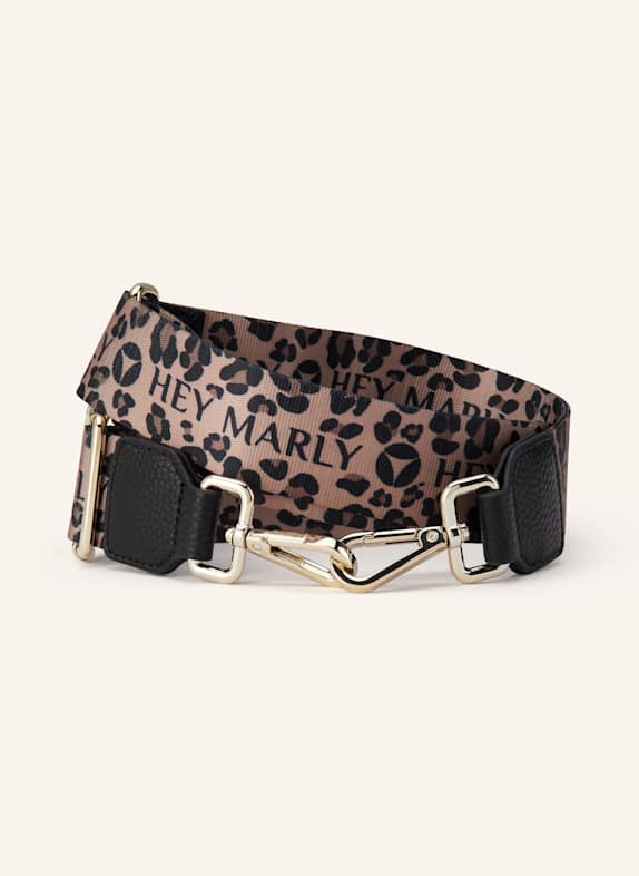 HEY MARLY Schulterriemen HELLBRAUN/ SCHWARZ/ BRAUN