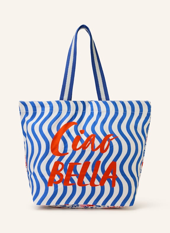 CODELLO Shopper CIAO BELLA MODRÁ/ BÍLÁ/ ČERVENÁ