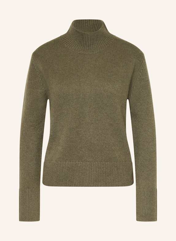 darling harbour Cashmere-Pullover DUNKELGRÜN