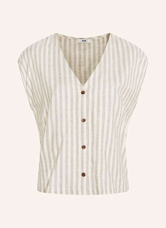 mavi Blusenshirt SCHWARZ/ BEIGE