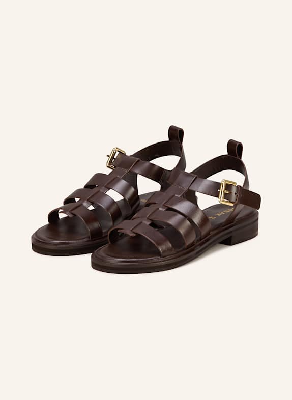 JONAK Sandalen DUNKELBRAUN