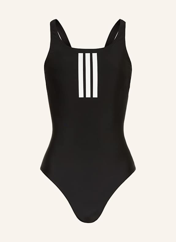 adidas Badeanzug 3-STREIFEN SCHWARZ