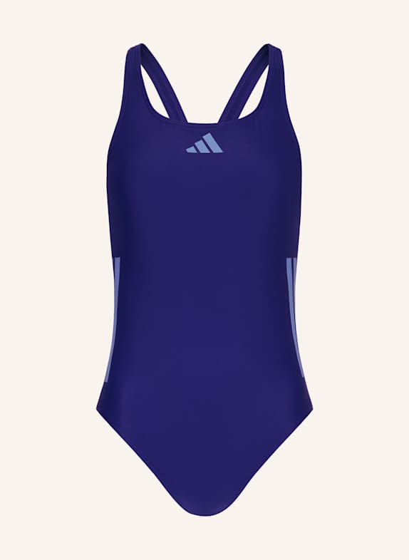 adidas Badeanzug 3-STREIFEN C-BACK BLAU/ HELLBLAU