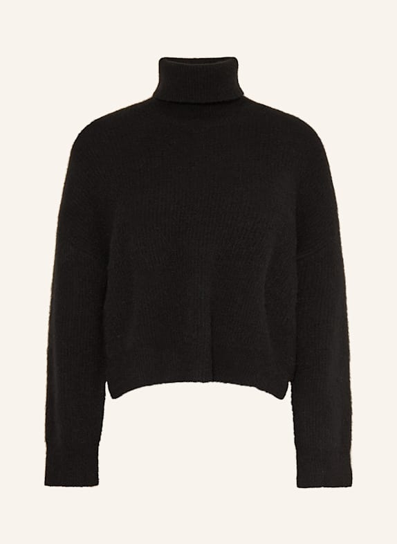 GESTUZ Rollkragenpullover ALPHAGZ mit Alpaka SCHWARZ