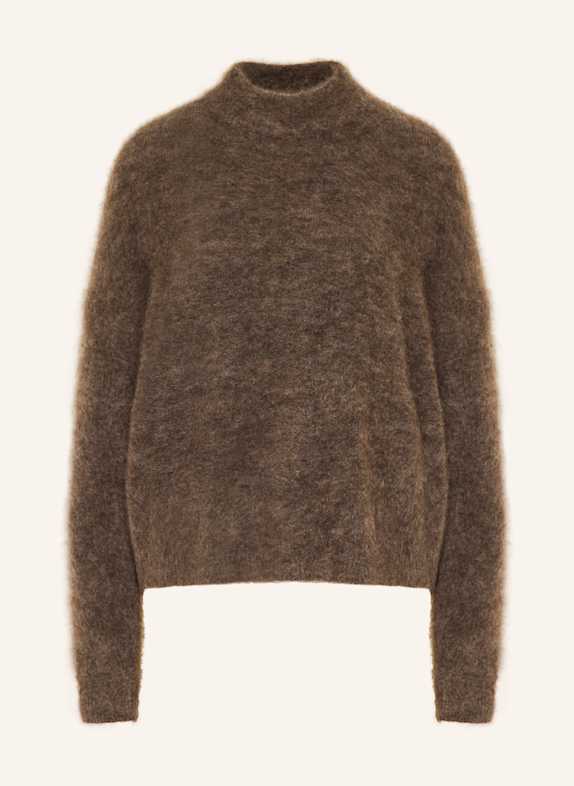 GESTUZ DEBBIEGZ sweater with mohair BROWN