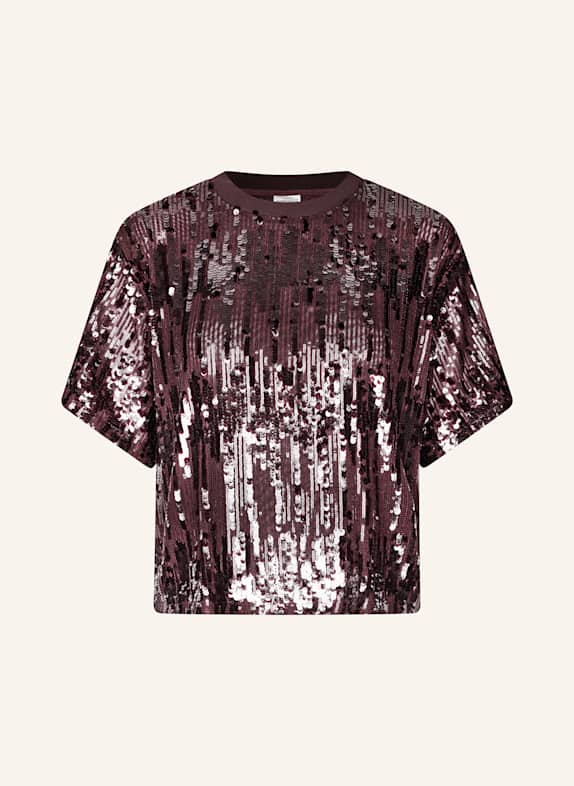 BAUM UND PFERDGARTEN T-Shirt JULI mit Pailletten DUNKELROT