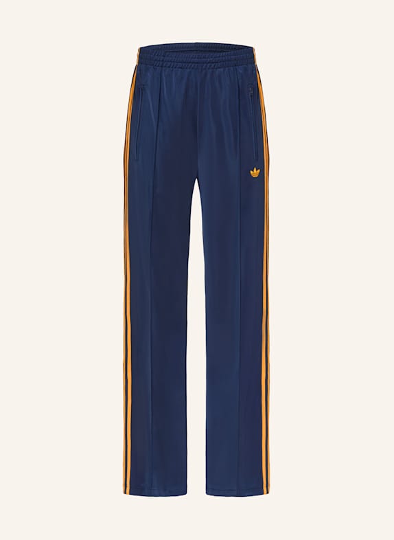 adidas Originals Track pants FIREBIRD ADICOLOR LOOSE DARK BLUE/ ORANGE