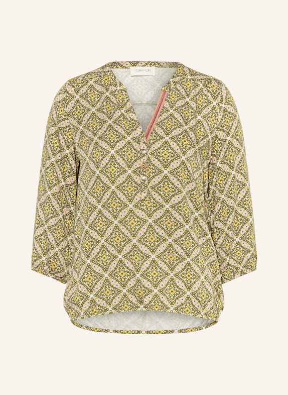 CARTOON Shirt blouse with 3/4 sleeves OLIVE/ LIGHT PINK