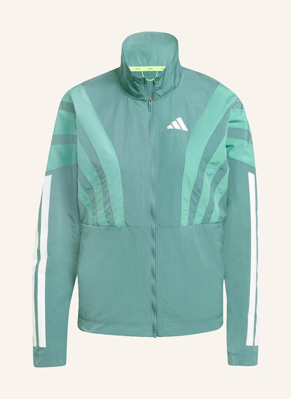 adidas Laufjacke ADIZERO ARCHIVE PETROL/ MINT