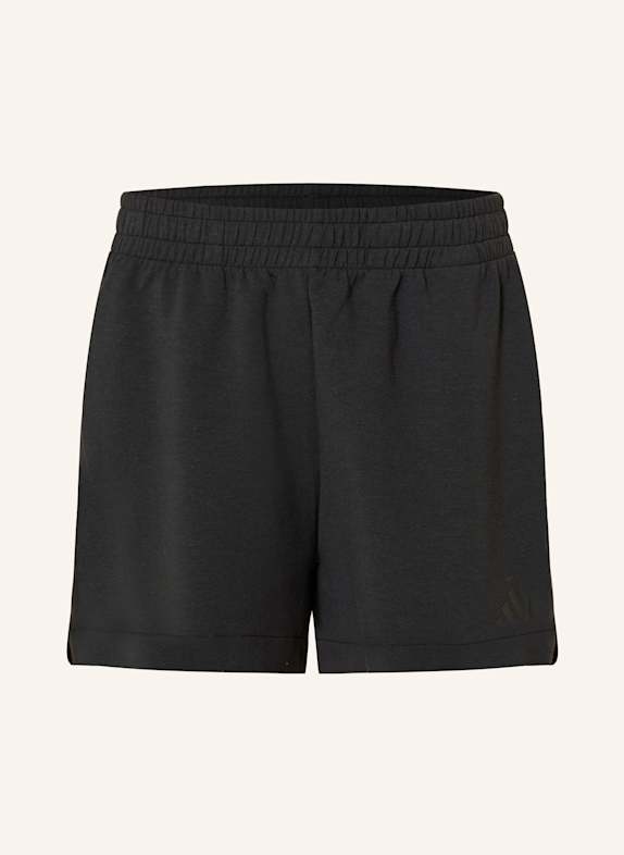 adidas Šortky z mikinové látky SOFT LUX LOOSE ČERNÁ