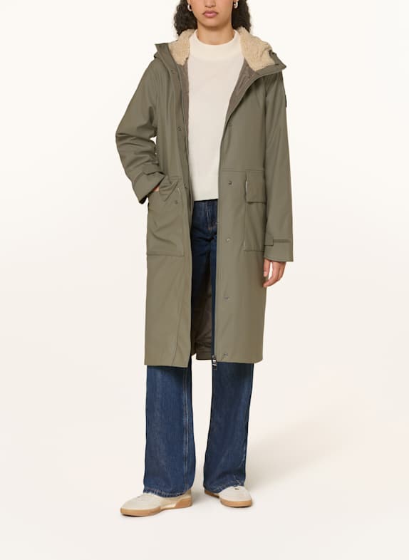 No.1 Como Raincoat OLIVE