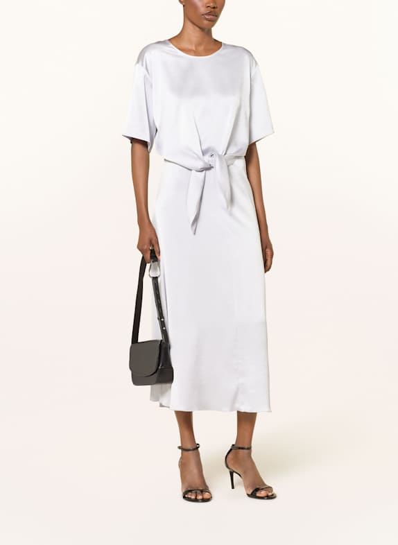 RIANI Blouse-shirt van satijn ZILVER