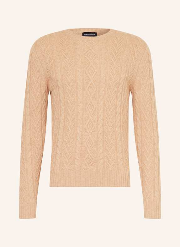 STROKESMAN'S Cashmere-Pullover BEIGE