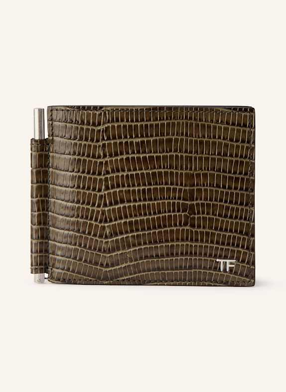 TOM FORD Geldbörse DUNKELBRAUN