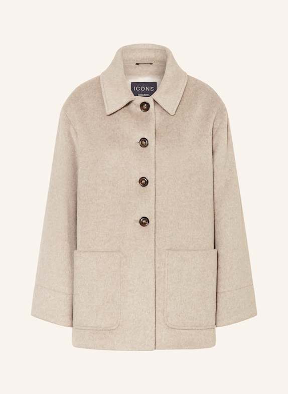 ICONS CINZIA ROCCA veste caban MARRON CLAIR