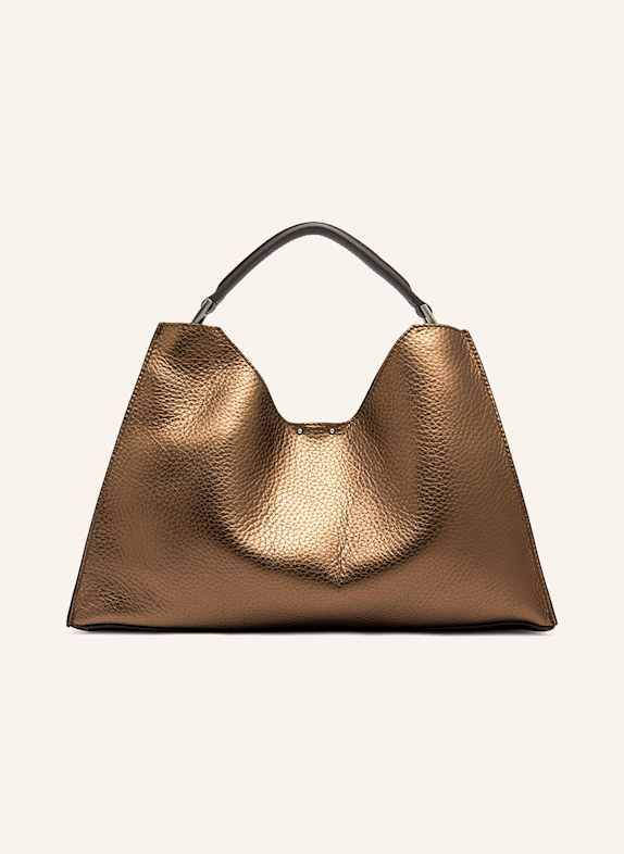GIANNI CHIARINI Handbag AURORA with pouch COGNAC