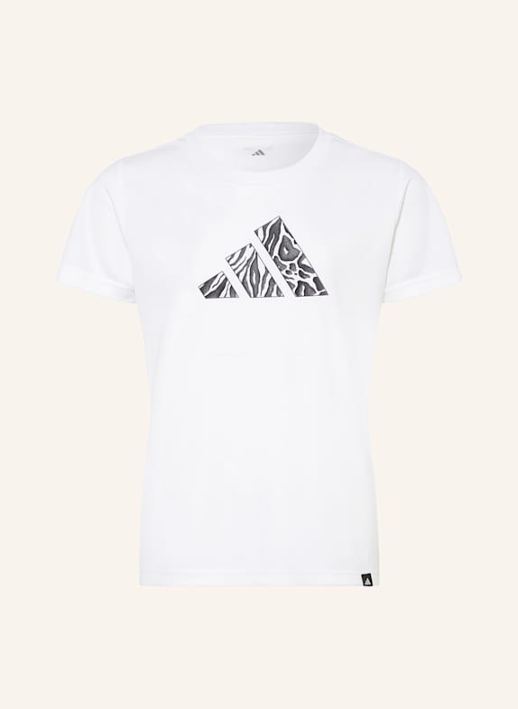 adidas T-Shirt CLIMACOOL ANIMAL TRAINING GRAPHIC WEISS