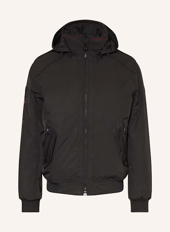 WELLENSTEYN Jacke CICERO mit abnehmbarer Kapuze SCHWARZ