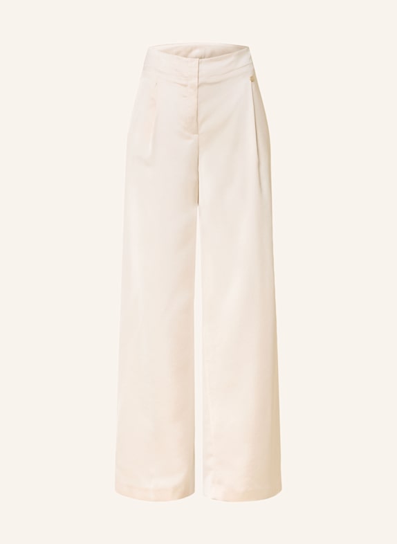 LIU JO Satin trousers ECRU