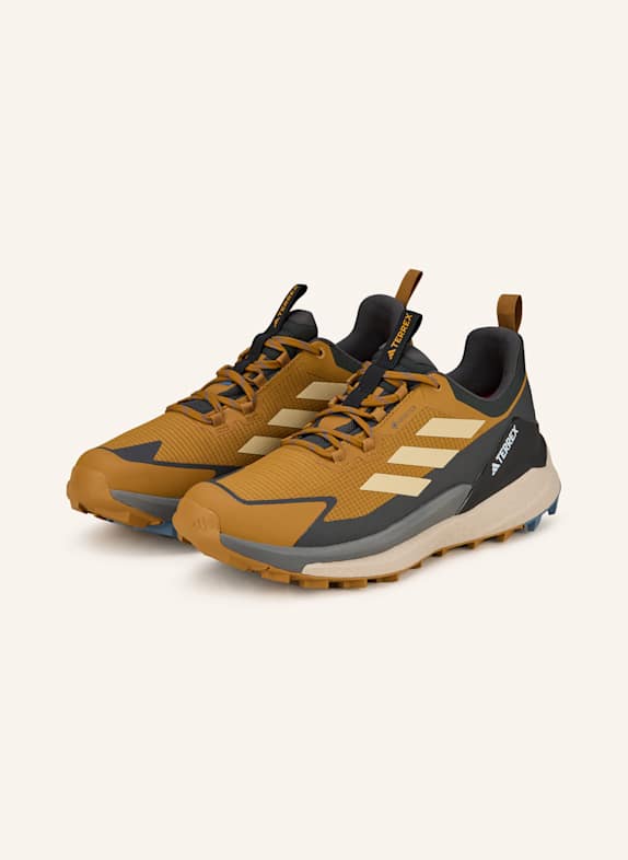adidas TERREX Wanderschuhe FREE HIKER 2 LOW GTX COGNAC/ DUNKELGRAU