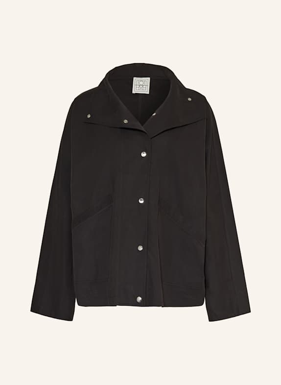 TOTEME Oversized-Jacke SCHWARZ