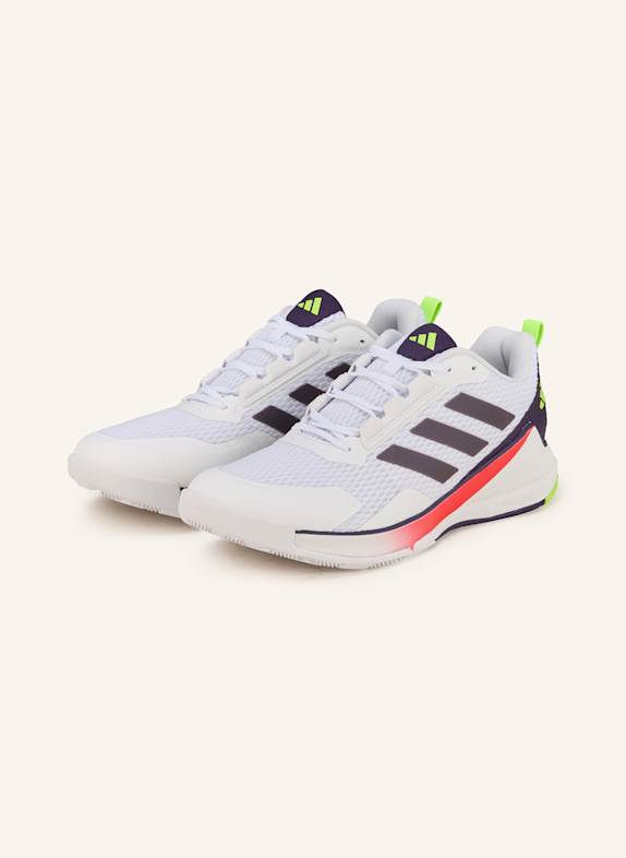 adidas Buty halowe NOVAFLIGHT 2 BIAŁY/ CZARNY