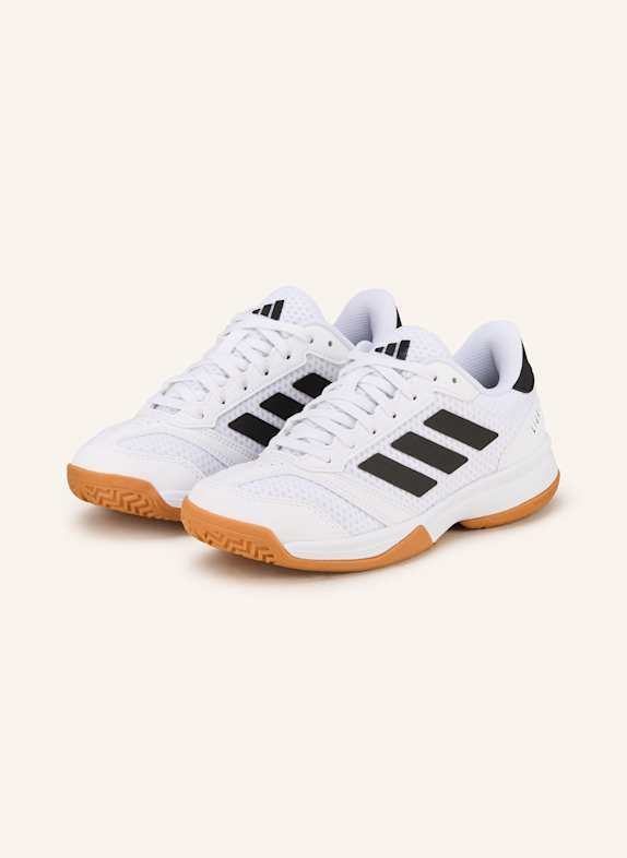 adidas Buty halowe LIGRA 8 K BIAŁY/ CZARNY