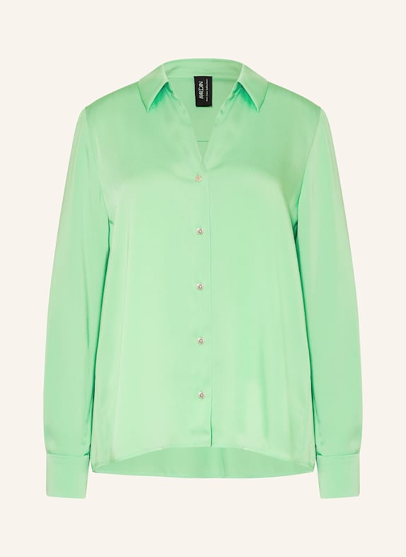 MARC CAIN Satinbluse 541 bright apple green