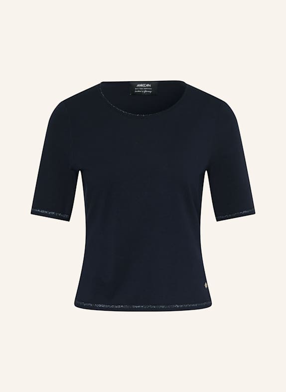 MARC CAIN Pullover mit Glitzergarn DUNKELBLAU