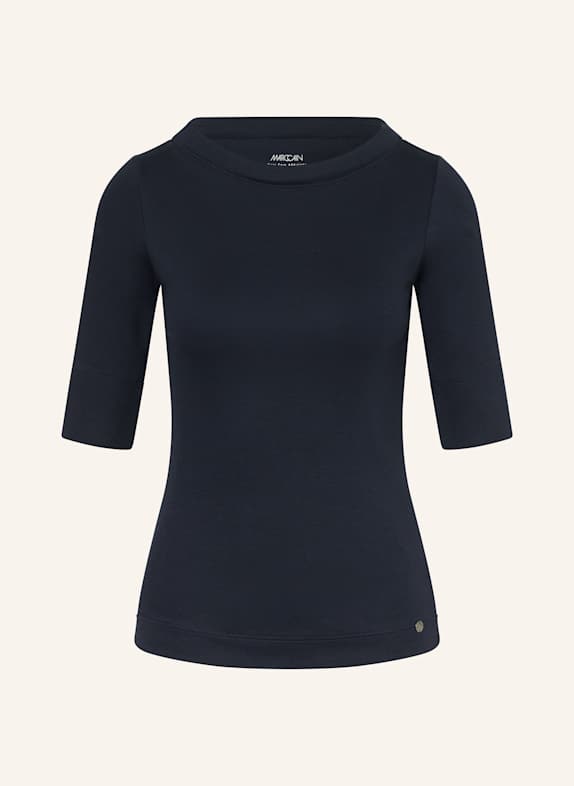 MARC CAIN Tričko s 3/4 ruk&aacute;vem 394 navy