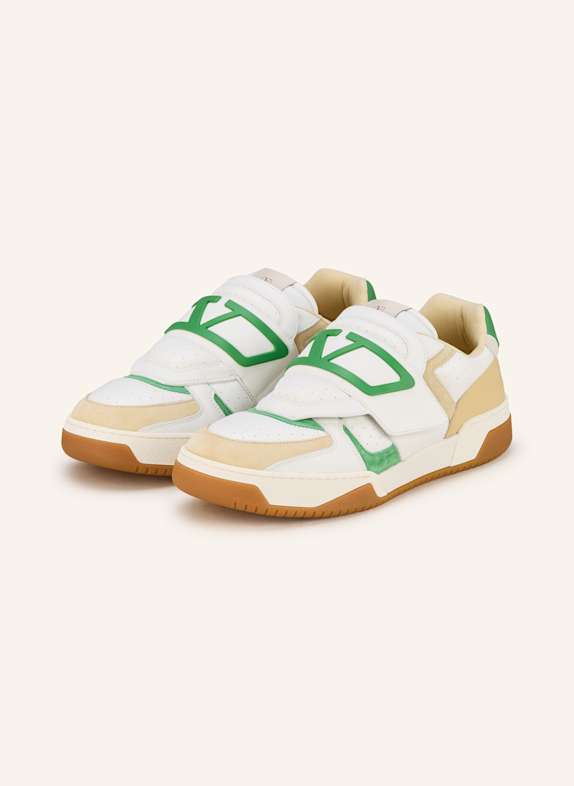 VALENTINO GARAVANI Sneaker JOIE DE JOUER WEISS/ BEIGE/ GRÜN