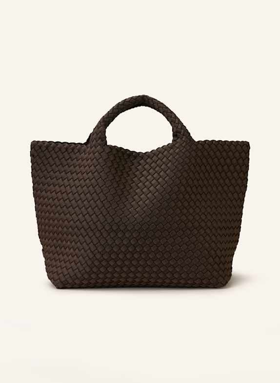 Naghedi Handbag ST BARTHS MEDIUM with pouch DARK BROWN