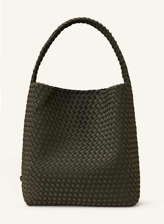 Naghedi Torebka hobo MEDIUM z saszetką KHAKI