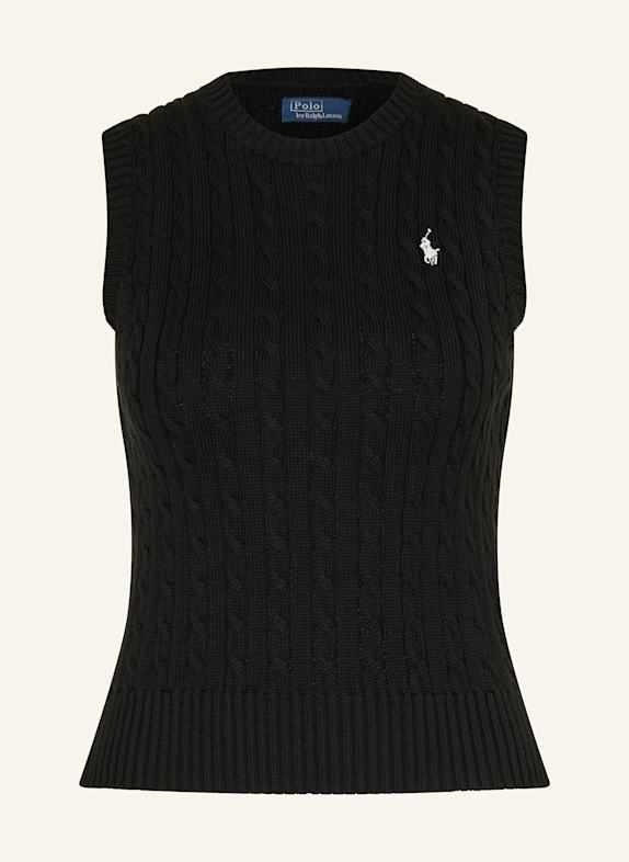 POLO RALPH LAUREN Sweater vest BLACK