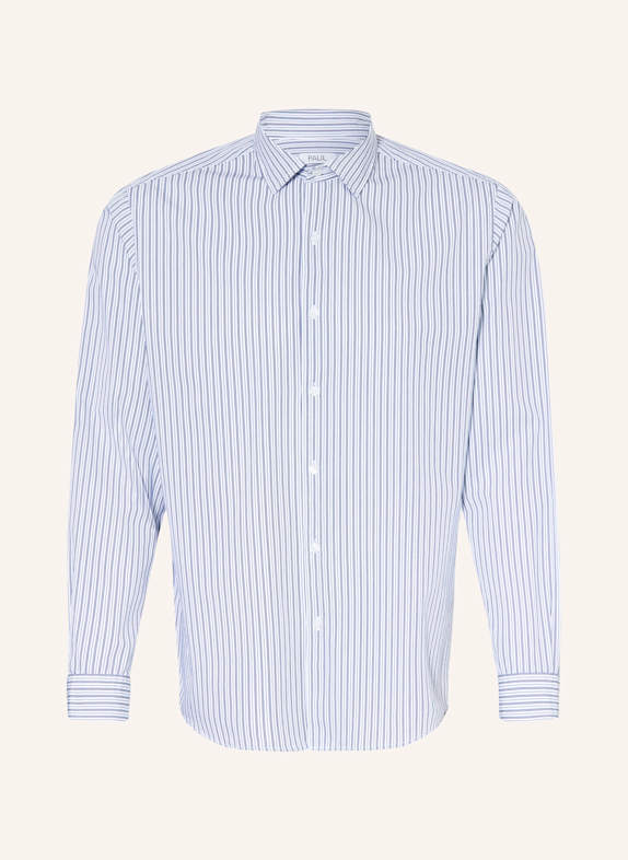 PAUL Hemd Comfort Fit WEISS/ DUNKELBLAU