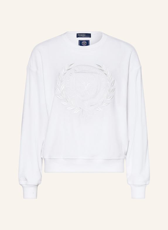 POLO RALPH LAUREN Frottee-Sweatshirt WEISS